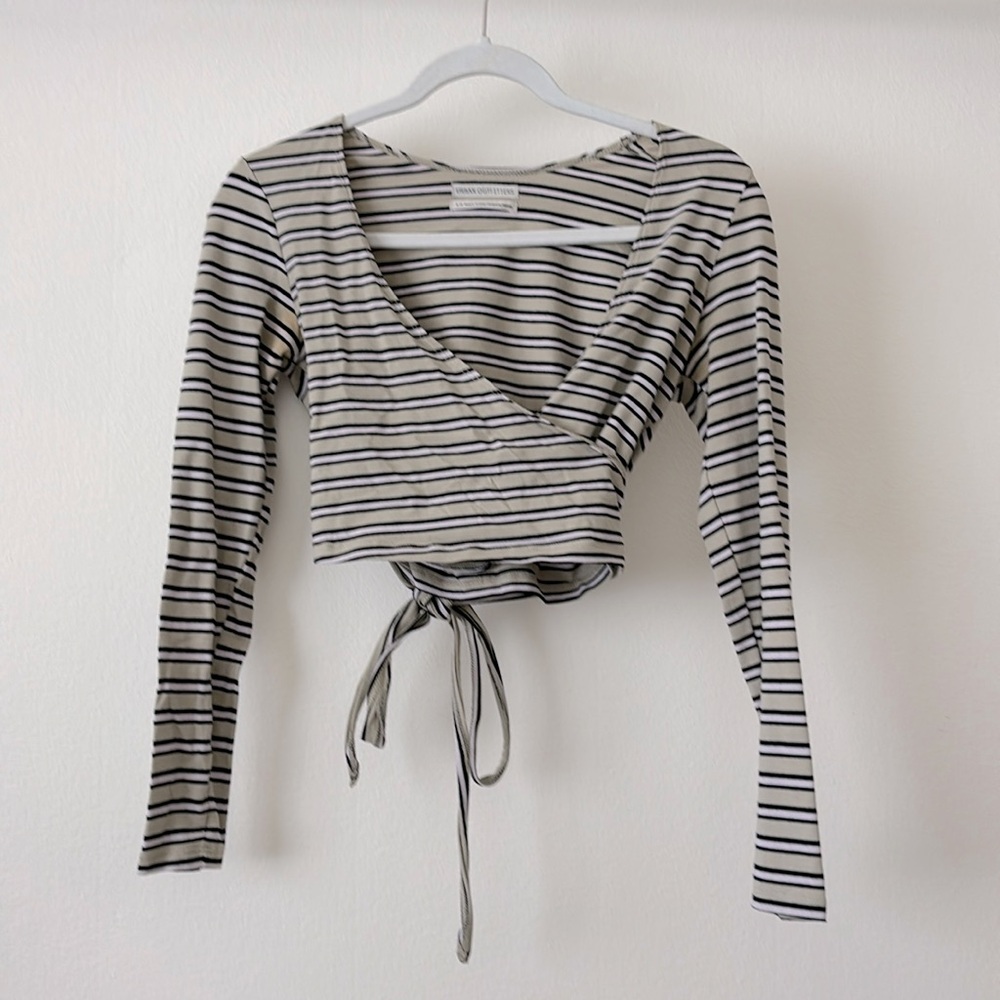 Urban Outfitters Wrapped Crop Top